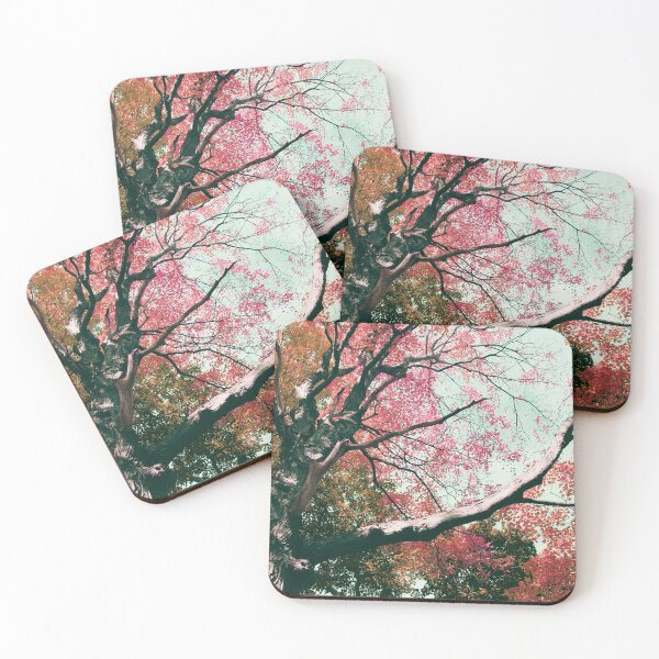 Item preview, Pink & Orange Vintage Tree designed and sold by RoseyElisabeth.
