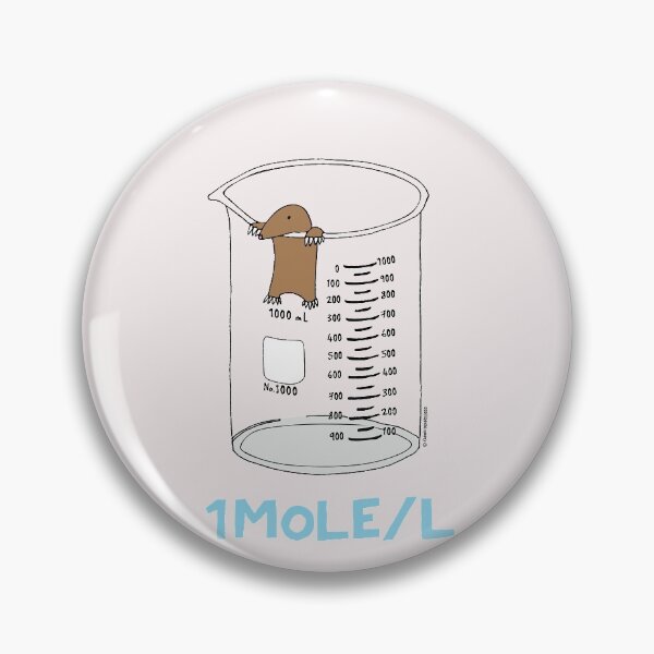Item preview, Chemistry 1 Mole Per Litre For Mole Or Avogadro Day designed and sold by LawrenceCliffo1.