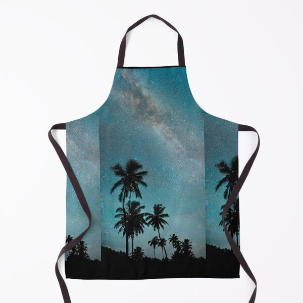 Item preview, Blue Star Galaxy Palm Trees designed and sold by newburyboutique.