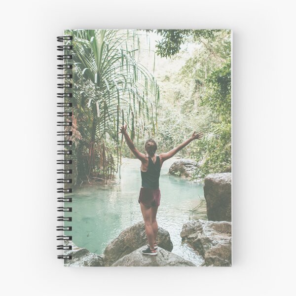 Item preview, Girl at Rainforest Rock Pool designed and sold by Jaydee001.