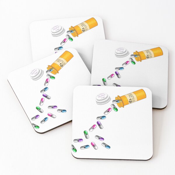 Item preview, Happy Pills Prescription  designed and sold by EmyBeeDesigns.