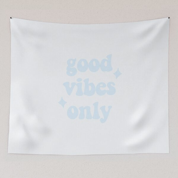 Item preview, good vibes only blue designed and sold by ViviTV.