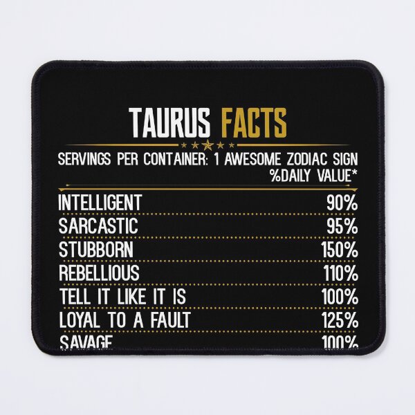 Item preview, Taurus Facts Zodiac Birthday Funny Taurus Facts designed and sold by hoangtrongkhiem.