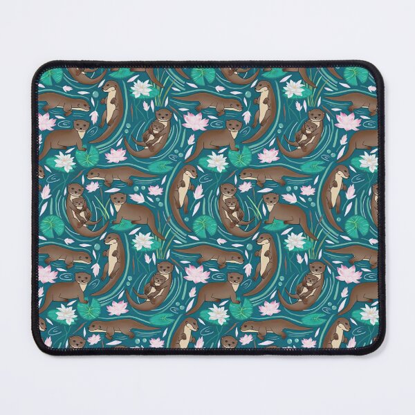 Item preview, Otters Family Water Lily designed and sold by VannaShanha.