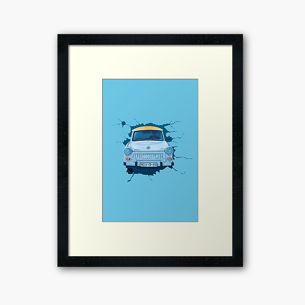 Berlin Wall - Trabant Framed Art Print