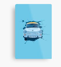 Berliner Mauer - Trabant Metallbild