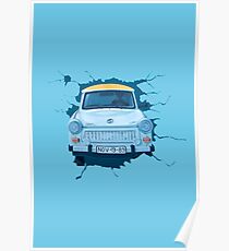 Berlin Wall - Trabant Poster
