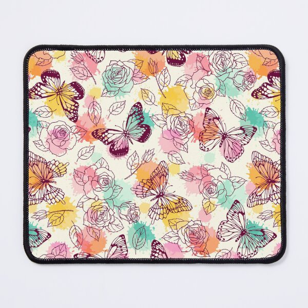 Item preview, Cute Butterfly Roses Art designed and sold by VannaShanha.