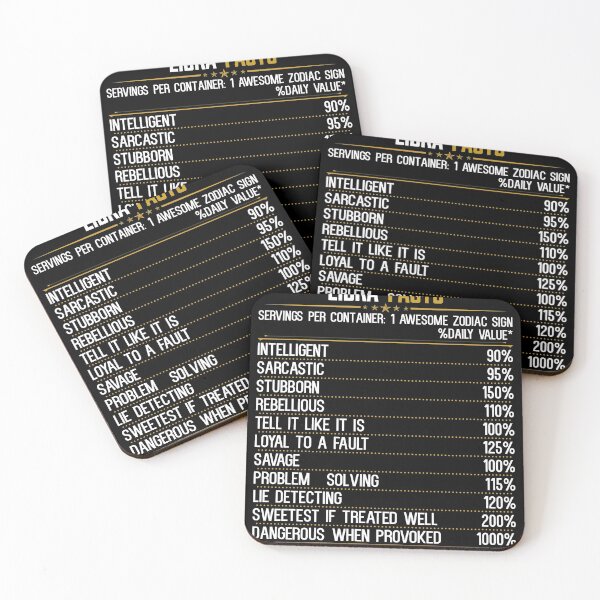 Item preview, Libra Facts Zodiac Birthday Funny Libra Facts designed and sold by hoangtrongkhiem.