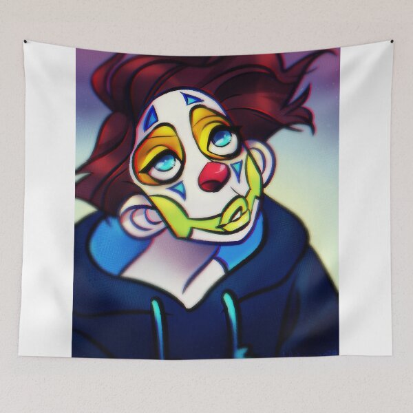 Item preview, emo clown designed and sold by thecookierhino.