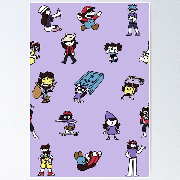 Jaiden Animations Merch Poster Art Wall Poster Sticky Poster Gift For Fan