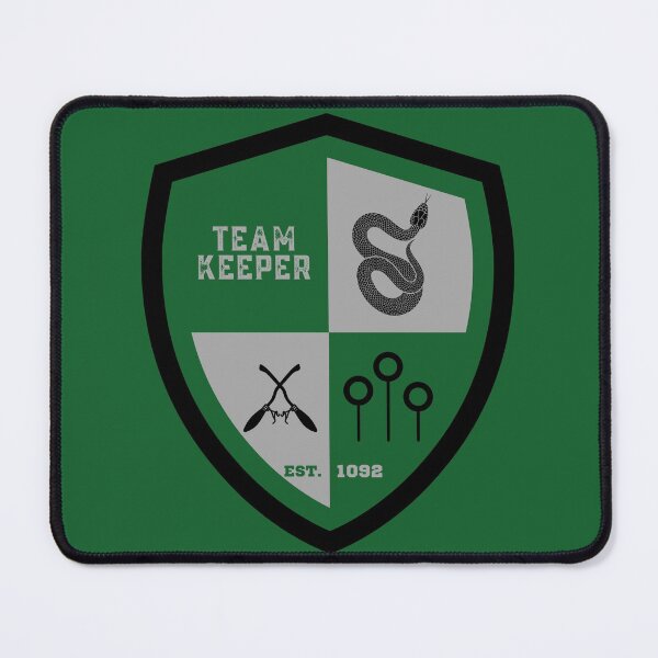 Item preview, Team Keeper Green and Gray Snake designed and sold by AlexWolfDesigns.