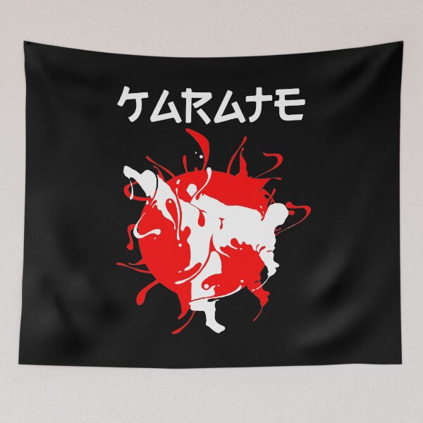 Item preview, Karate Combat Sport Kumite High Kick - Martial Arts Design designed and sold by Zanshin-Art.