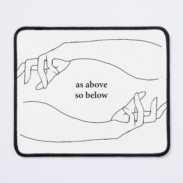 Item preview, As Above So Below Hands With Text  designed and sold by -Ruby-Grace-.