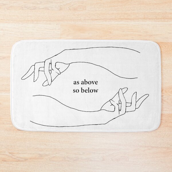 Item preview, As Above So Below Hands With Text  designed and sold by -Ruby-Grace-.