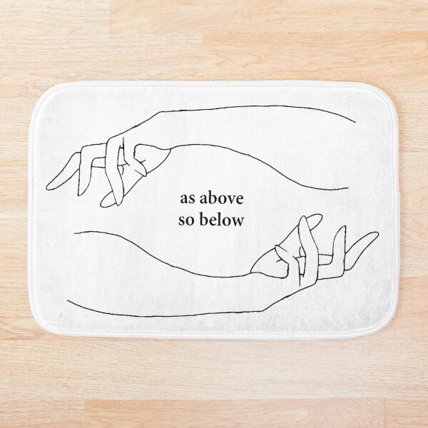 Item preview, As Above So Below Hands With Text  designed and sold by -Ruby-Grace-.