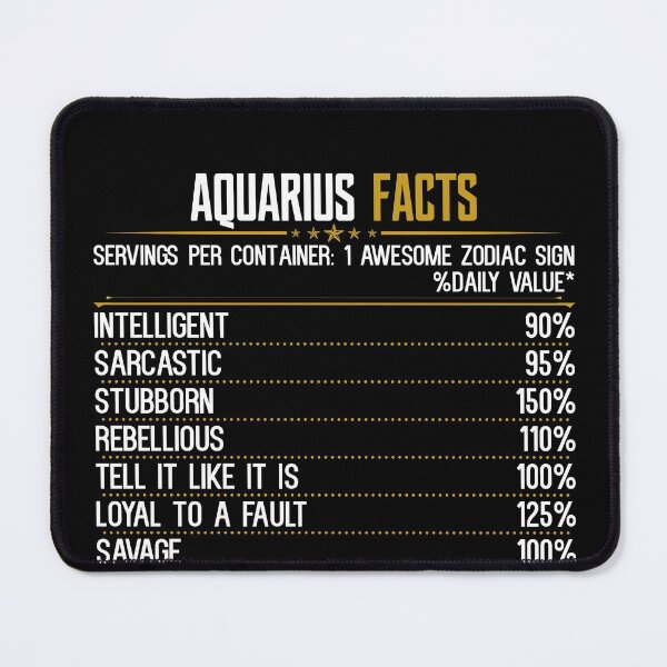 Item preview, Aquarius Facts Zodiac Birthday Funny Aquarius Facts designed and sold by hoangtrongkhiem.