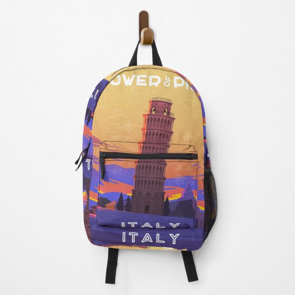 Item preview, Pisa, Italy - Retro travel minimalist poster designed and sold by GreekTavern1979.