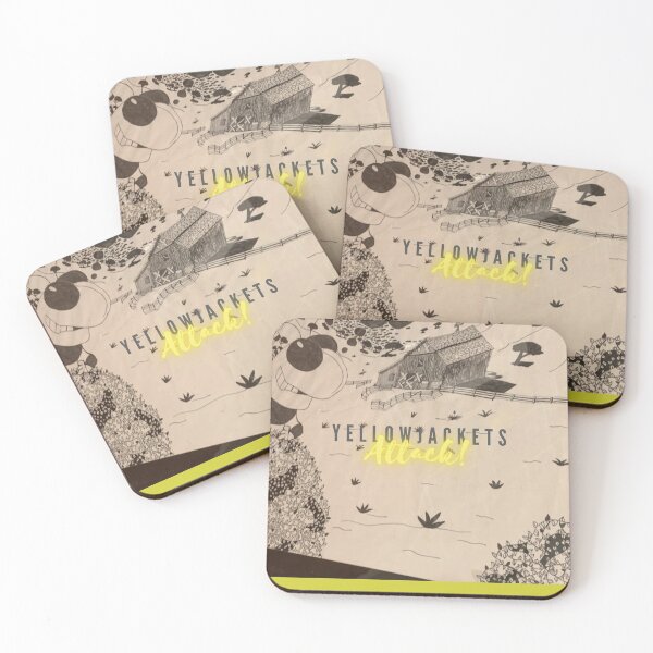 Item preview, Yellow Jackets Attack! designed and sold by ArtofMac.
