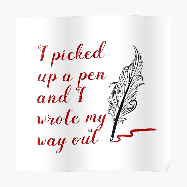 I Wrote My Way Out Poster