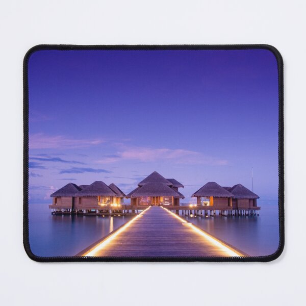 Item preview, Luxury Maldives Island Vacation, Purple Sunset  designed and sold by newburyboutique.
