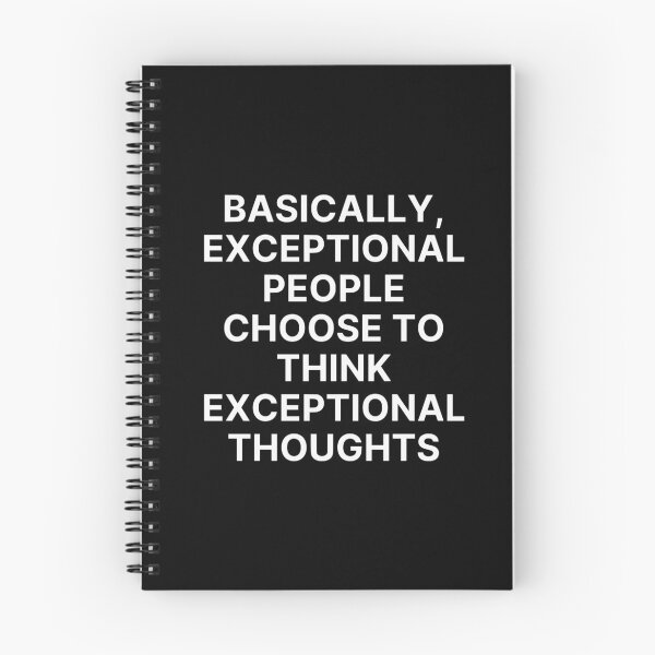 Item preview, Basically, exceptional people choose to think exceptional thoughts designed and sold by successmom.
