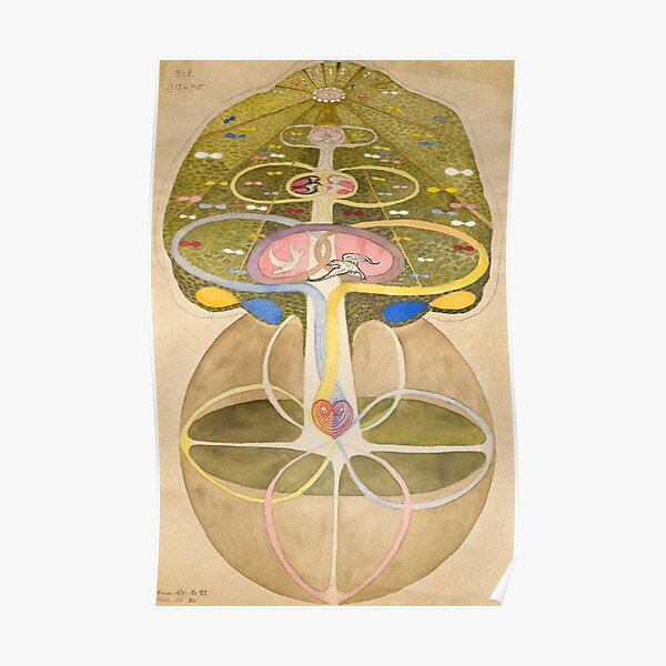 The Tree of Knowledge by Hilma af Klint Poster