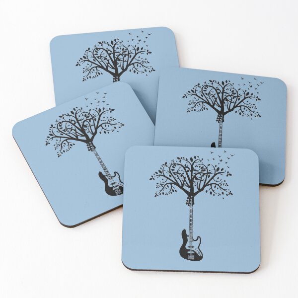 Item preview, Bass Guitar Tree Light Theme designed and sold by nightsworthy.