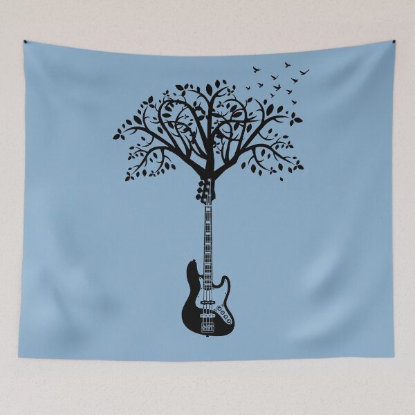 Item preview, Bass Guitar Tree Light Theme designed and sold by nightsworthy.