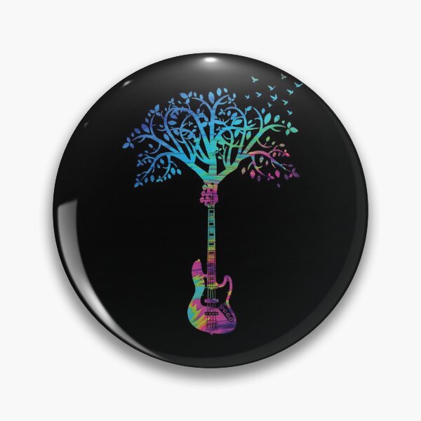 Item preview, Bass Guitar Tree Abstract Texture Theme designed and sold by nightsworthy.