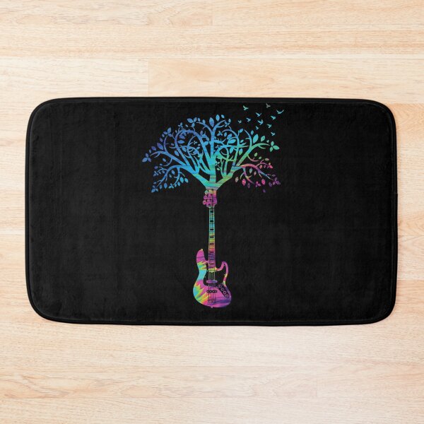 Item preview, Bass Guitar Tree Abstract Texture Theme designed and sold by nightsworthy.