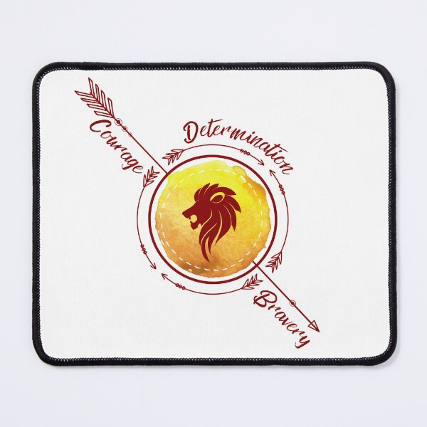 Item preview,  Red and Golden Lion Courage, Determination, Bravery designed and sold by AlexWolfDesigns.