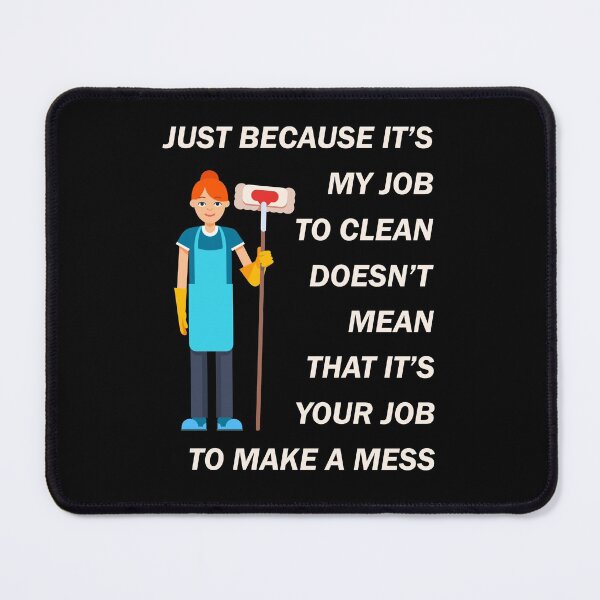 Item preview, Cleaning Lady Cleaner Janitor Custodian Funny Gift designed and sold by TastefulTees.