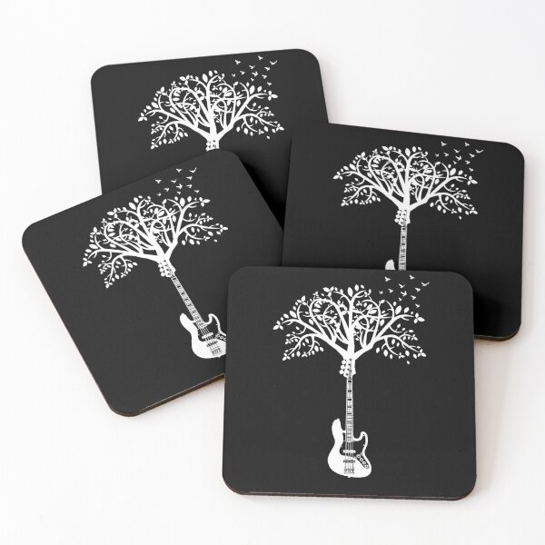Item preview, Bass Guitar Tree Dark Theme designed and sold by nightsworthy.