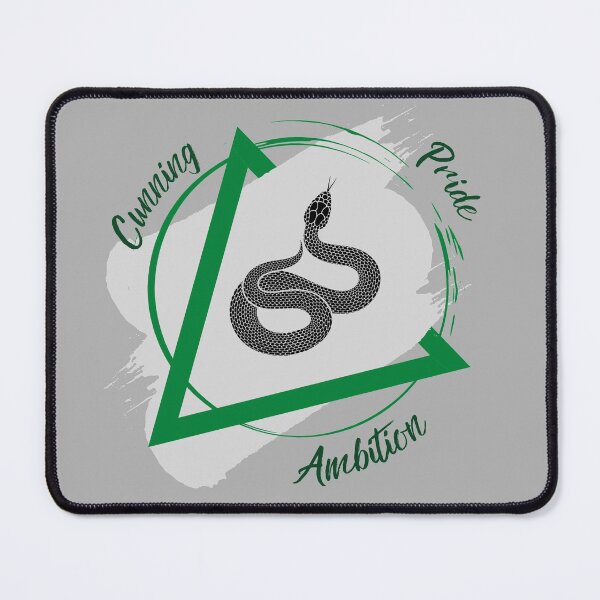 Item preview, Green and Gray Snake Cunning, ambition, pride 2 designed and sold by AlexWolfDesigns.