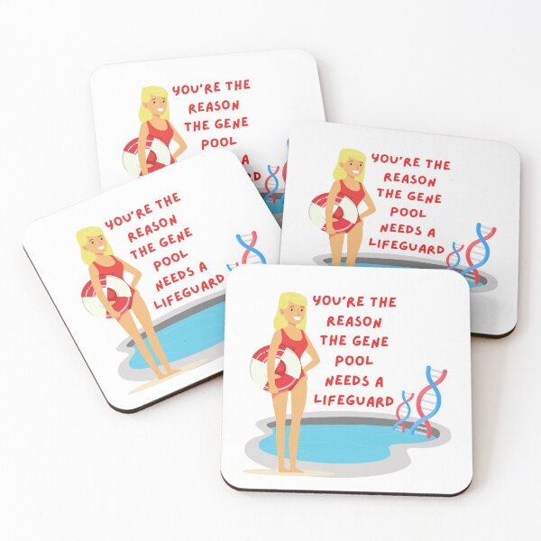 Item preview, You're the Reason the Gene Pool Needs a Lifeguard designed and sold by arineliza1997.