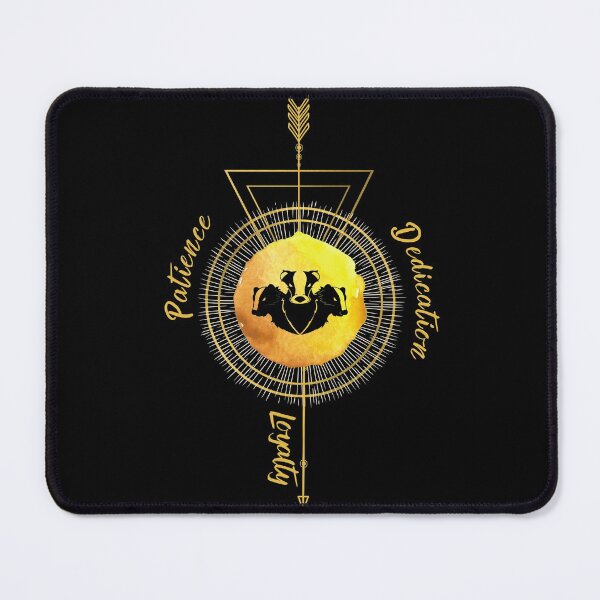 Item preview, Yellow and Black Badger Patience, Loyalty, Dedication 2 designed and sold by AlexWolfDesigns.