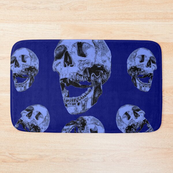 Item preview, Skull in blues_1d designed and sold by SueKnox.
