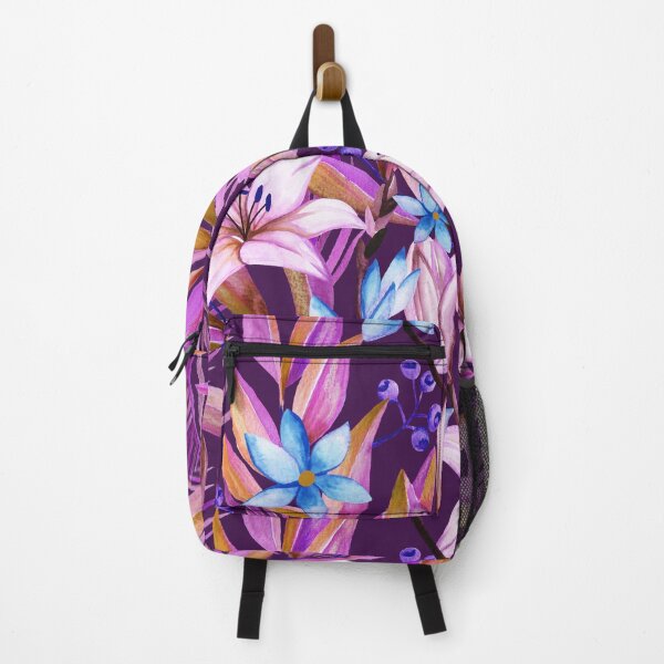 Item preview, Lillies in Purple and Pink designed and sold by bermudezbahama.