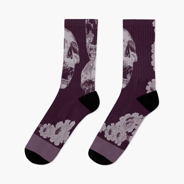 Item preview, Skull in muted purple_1f designed and sold by SueKnox.