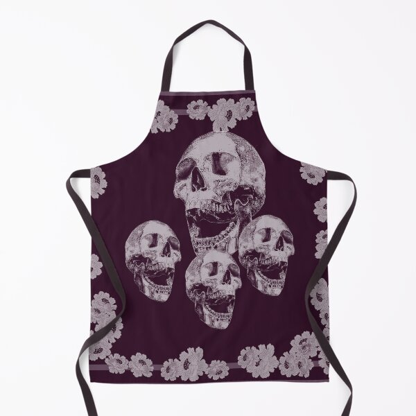Item preview, Skull in muted purple_1f designed and sold by SueKnox.