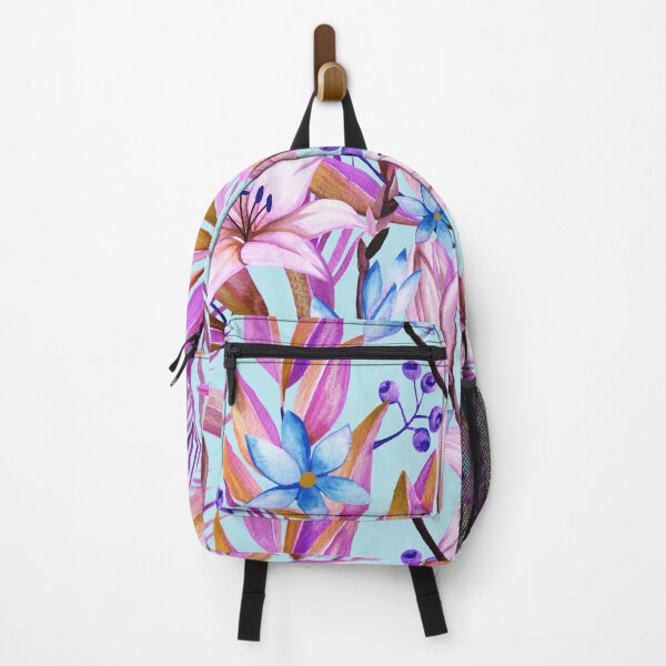 Item preview, Lillies in Pink and Blue designed and sold by bermudezbahama.