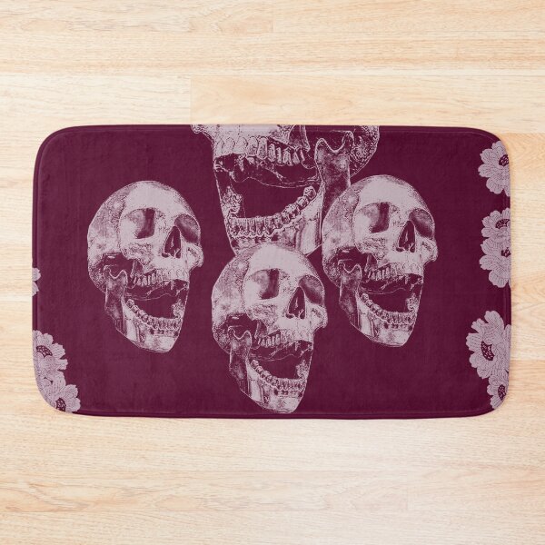 Item preview, Skull in burgandy_1g designed and sold by SueKnox.