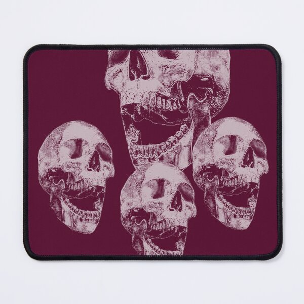 Item preview, Skull in burgandy_1g designed and sold by SueKnox.