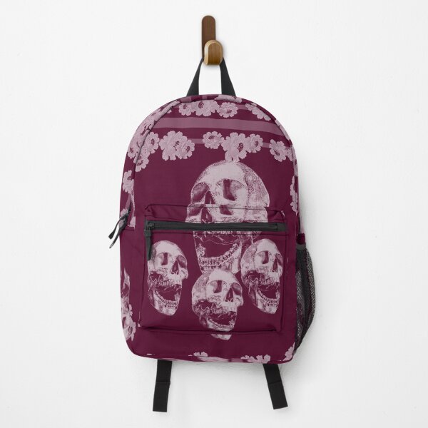 Item preview, Skull in burgandy_1g designed and sold by SueKnox.
