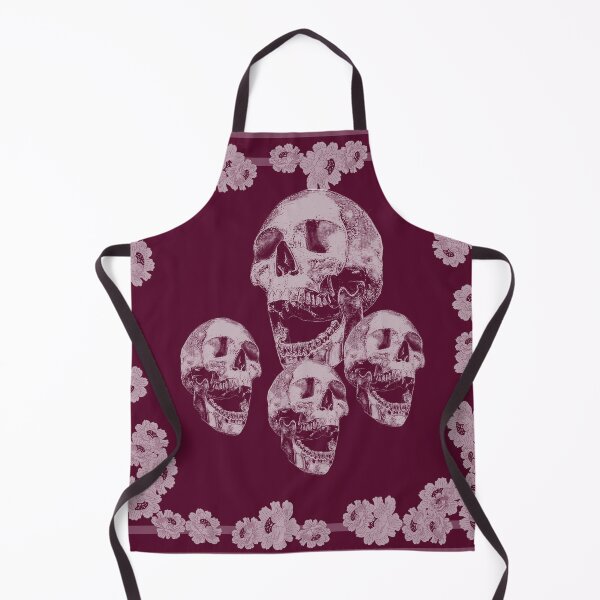 Item preview, Skull in burgandy_1g designed and sold by SueKnox.