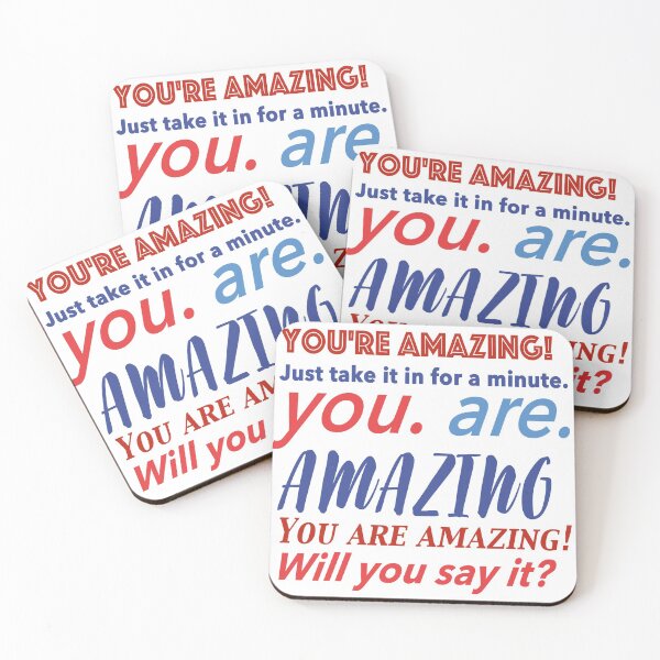 Item preview, You. Are. AMAZING sticker designed and sold by BCFlamingo.
