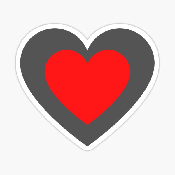 heart-pattern-in-dual-colour-sticker-for-sale-by-colourcan-redbubble