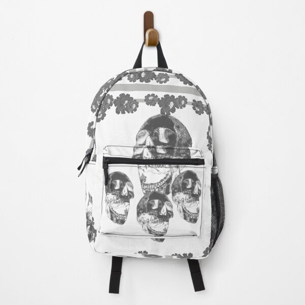 Item preview, Skull white bg with black detail_1b designed and sold by SueKnox.