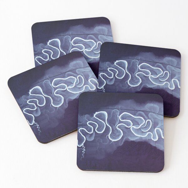 Item preview, Milk River Meanders designed and sold by GeoCoe.